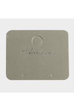 Gri Küpe Kartı 200 Adet-Gri