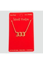 Uğurlu Rakamlar Uçlu Kolye-3