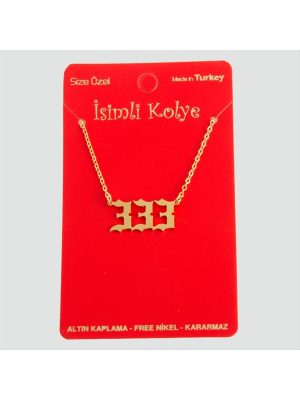 Uğurlu Rakamlar Uçlu Kolye-3
