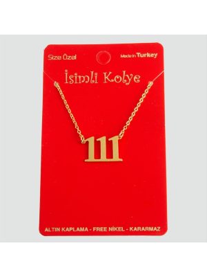 Uğurlu Rakamlar Uçlu Kolye-1