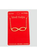Sonsuzluk Uçlu Kolye-Sarı