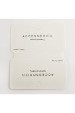 Lüks Kolye Kartı-Beyaz