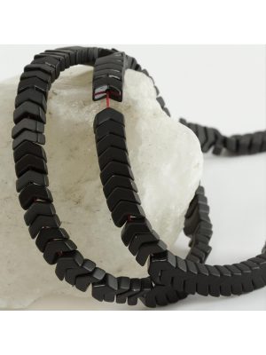 8 mm Mat Çavuş Hematit Doğal Taş-Siyah