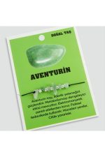 Aventurin Doğaltaşlı İp Bileklik-Yeşil - Görsel 2