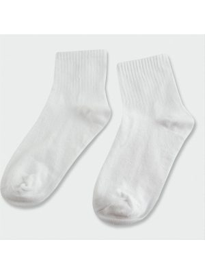 Beyaz Renkli Kolej Çorap-Beyaz
