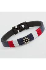 Dümen Kaliteli Suni Deri Bileklik-Lacivert - Görsel 2