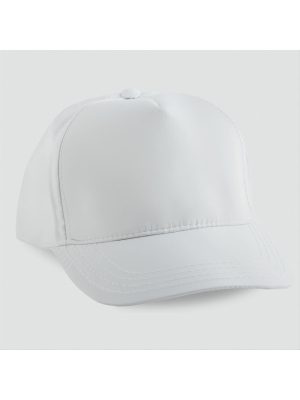 Beyaz Kasketli Şapka-Beyaz