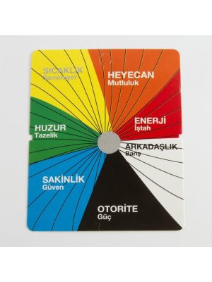 Çakra Bileklik Kartı 200 Adet-Renkli