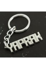 Yaprak İsimli Anahtarlık-Gümüş Rengi