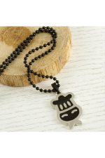 Aşçı Erkek Kolye-Siyah