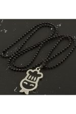 Aşçı Erkek Kolye-Siyah - Görsel 2