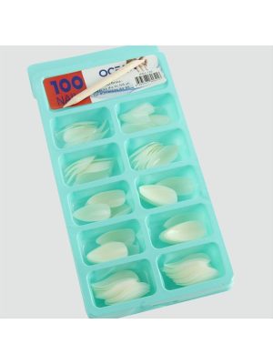 100 Adet Takma Tırnak-Beyaz