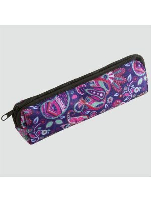 Çini Desenli Kalemlik Cüzdan-Mor