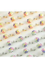 Papatya Mineli Taşlı Eklem Yüzük 1 Adet-Sarı - Görsel 2