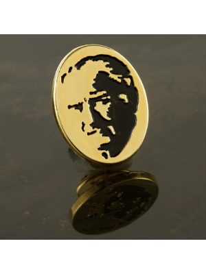 Atatürk Yaka Rozet-Sarı
