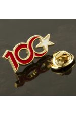 Cumhuriyetin 100. Yılına Özel Yaka Rozet-Sarı - Görsel 2
