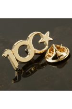 Cumhuriyetin 100. Yılına Özel Yaka Rozet-Sarı