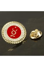 Cumhuriyetin 100. Yılına Özel Yaka Rozet-Sarı - Görsel 2
