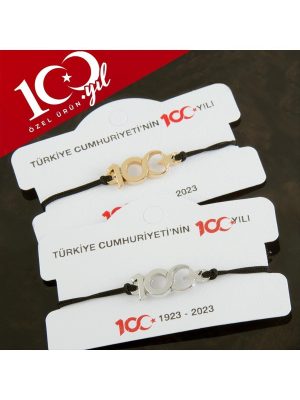 Cumhuriyetin 100. Yılına Özel Bileklik-Sarı