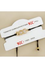 Cumhuriyetin 100. Yılına Özel Bileklik-Gümüş Rengi - Görsel 4