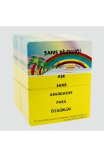 5li Şans Bileklik Kartı 200 Adet-Sarı - Görsel 2