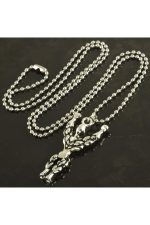 Fitnes Metal Kolye-Gümüş Rengi - Görsel 2