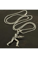 Asker Metal Kolye-Gümüş Rengi - Görsel 2