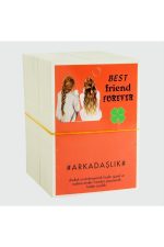 3lü Arkadaşlık Bileklik Kartı-Pembe