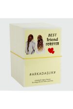 3lü Arkadaşlık Bileklik Kartı-Sarı