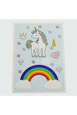 3lü Unicorn Bileklik Kartı-Mavi