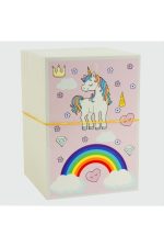 3lü Unicorn Bileklik Kartı-Pembe