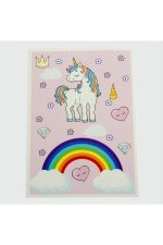 3lü Unicorn Bileklik Kartı-Pembe - Görsel 2