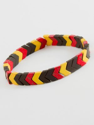 Taraftar Çavuş Hematit Doğaltaş Bileklik-Renkli