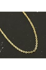 Düz Kolye Zinciri 45 cm-Sarı - Görsel 2