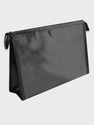 Siyah Renkli Makyaj Çantası-Siyah