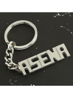 Asena İsimli Anahtarlık-Gümüş Rengi