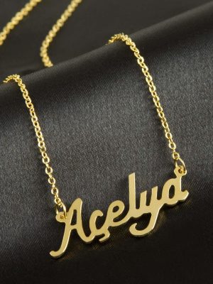 Açelya isimli kolye -Sarı