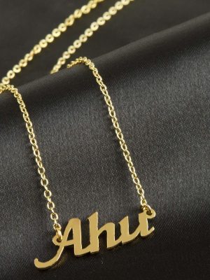 Ahu isimli kolye -Sarı