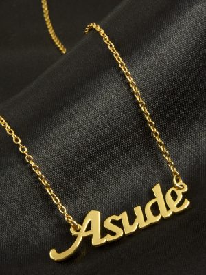 Asude isimli kolye -Sarı