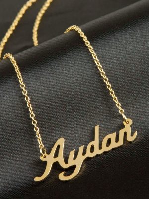 Aydan isimli kolye -Sarı