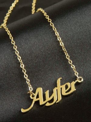Ayfer isimli kolye -Sarı