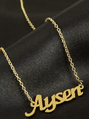 Aysen isimli kolye -Sarı