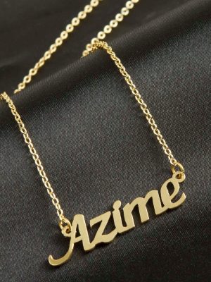 Azime isimli kolye -Sarı
