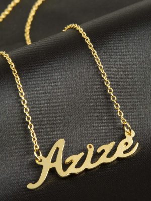Azize isimli kolye -Sarı