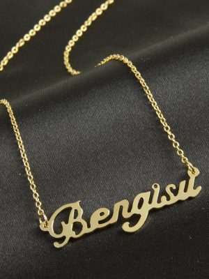 Bengisu isimli kolye -Sarı