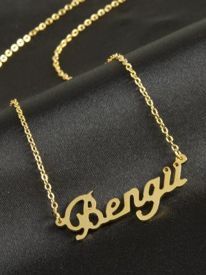 Bengü isimli kolye -Sarı