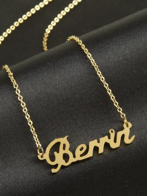 Berrin isimli kolye -Sarı