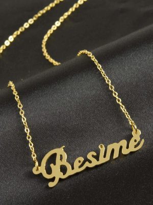 Besime isimli kolye -Sarı
