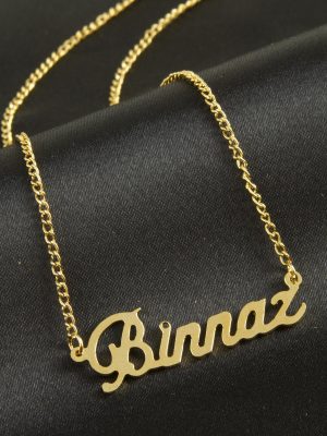 Binnaz isimli kolye -Sarı