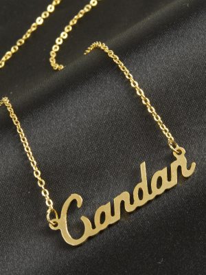 Candan isimli kolye -Sarı